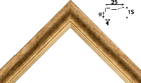 Деревянный багет аа795.01
