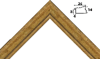 Деревянный багет aa315.91