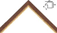 Деревянный багет am722м0.3184
