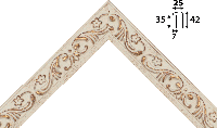 Пластиковый багет bl25705