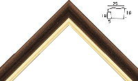 Деревянный багет am706yo.2898