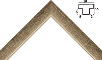 Деревянный багет am514y6.2064