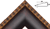 Деревянный багет amf408.160
