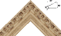 Деревянный багет am160g1.0484