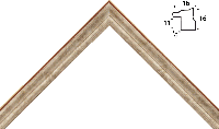 Деревянный багет аа085.82