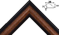 Деревянный багет aa780.25