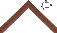 Деревянный багет agt2012