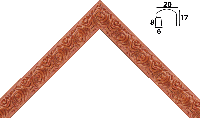 Деревянный багет am035.l07