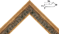 Деревянный багет am642z6.0666