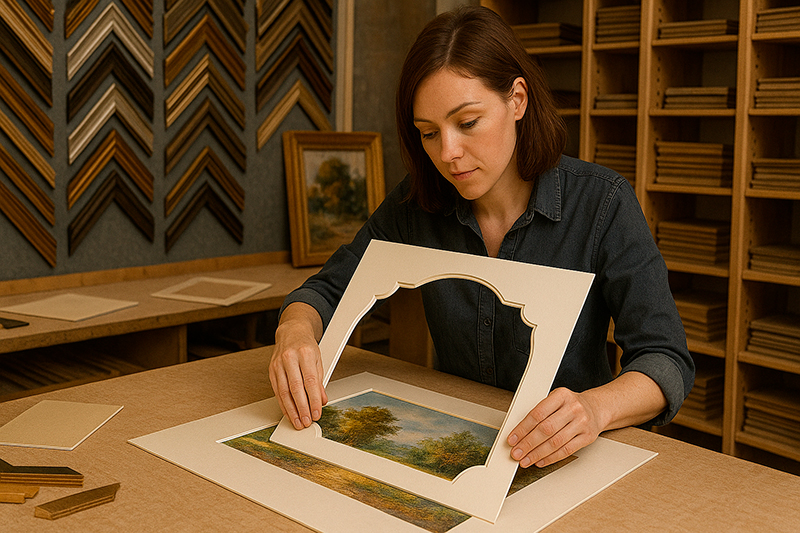 Фигурное паспарту