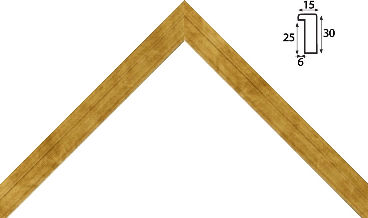 Деревянный багет аа125.81