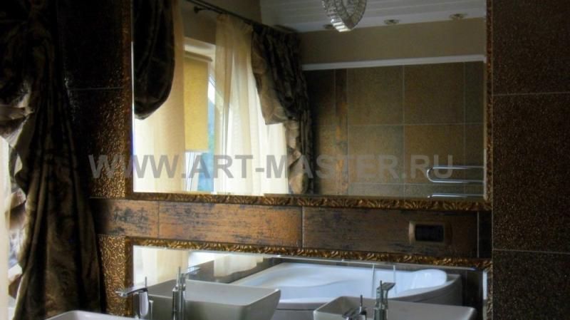 Зеркало в раме под бронзу