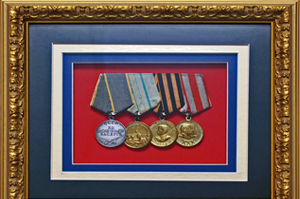 Оформление наград медалей и орденов в багет