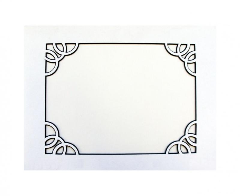 Фигурное паспарту 6