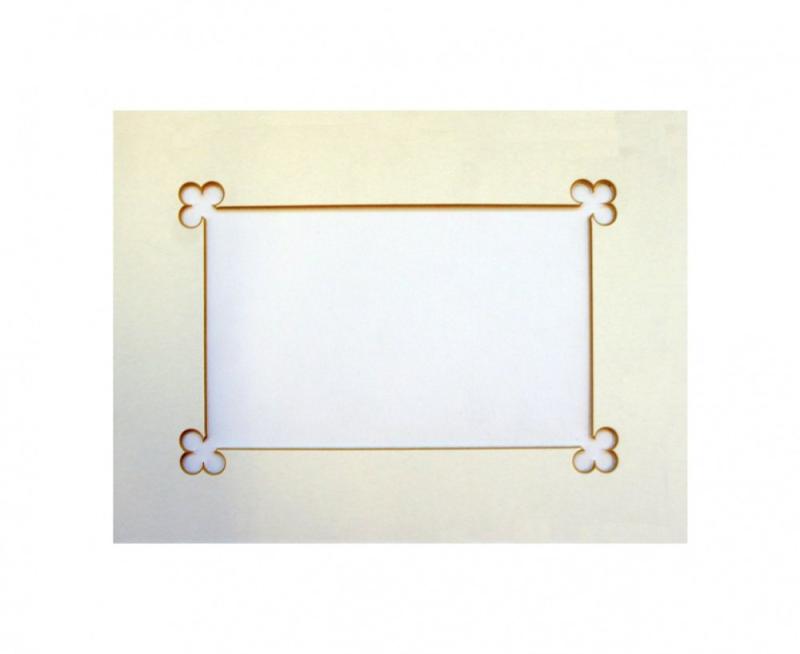 Фигурное паспарту 30