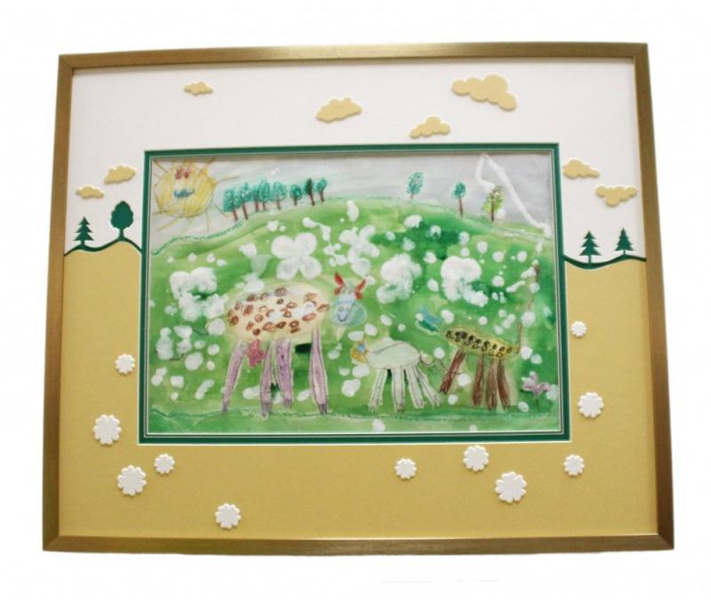 Фигурное паспарту 15