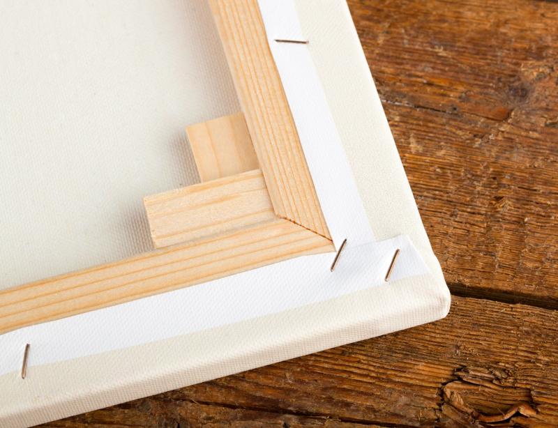 Как быстро натянуть холст галерейным способом