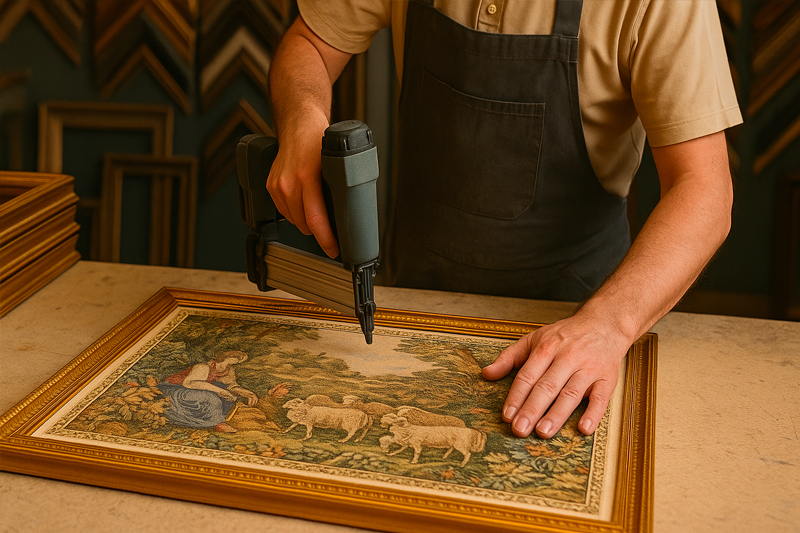 Оформление гобеленов