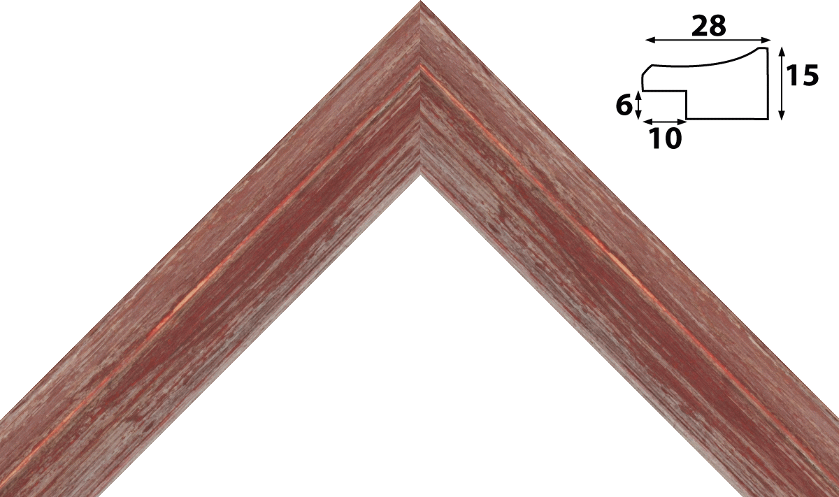 Деревянный багет aptm281155