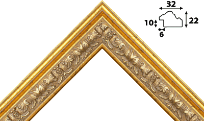 Пластиковый багет bl32104