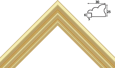Пластиковый багет bl30751